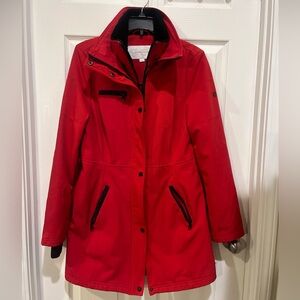 Jessica Simpson red jacket